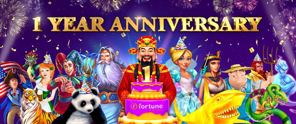 1 year anniversary Fortune Wins