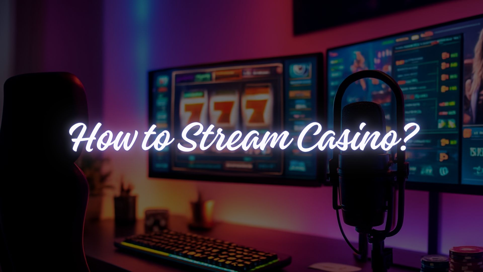 How to Stream Casino?